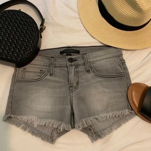 Flying Monkey grey cut off shorts